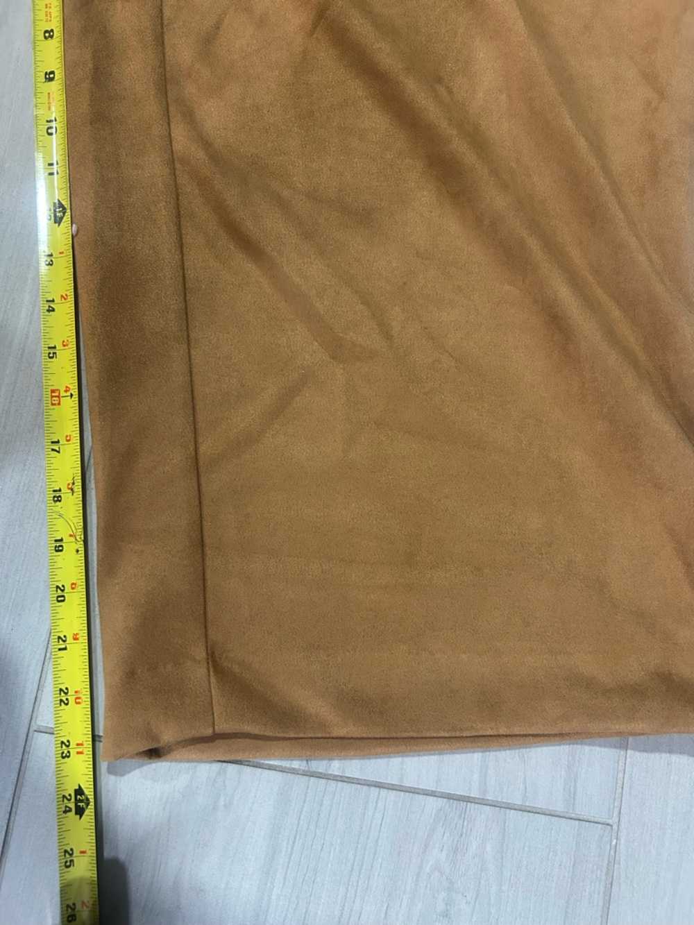 NEW T Tahari Faux Suede Leather Crop wide leg pants Size 3X - Picture 7 of 7